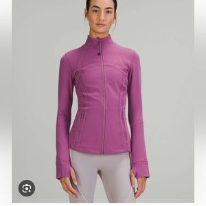 Lululemon define jacket - plum color (size 8) lightly worn
